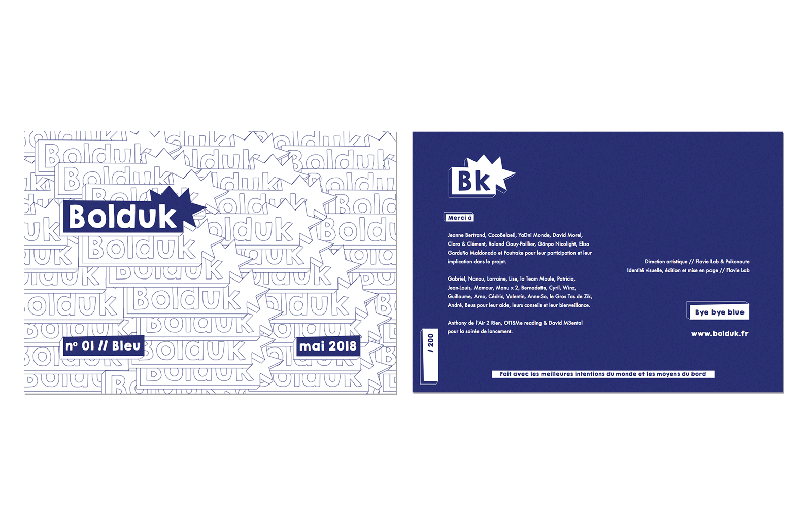 Fanzine n°01 // Thème bleu